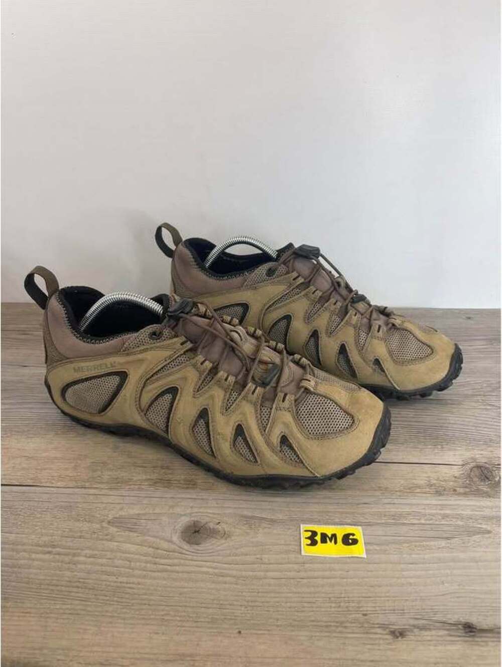 Merrell Chameleon 3 Ventilator Mens 12 Tan Brown Hiking Shoes J15067